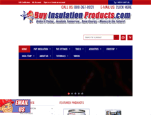 Tablet Screenshot of buyinsulationproductstore.com